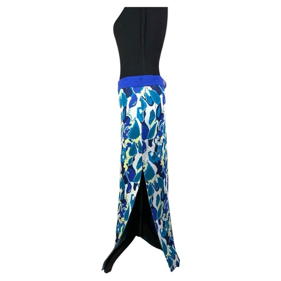 STAUD Giovanni Skirt Midi Pull On Abstract Print Hi-Rise Size Large - Picture 3 of 9